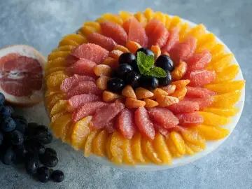 Ассорти фруктовое: грейпфрут, апельсин, мандарин - 902 гр